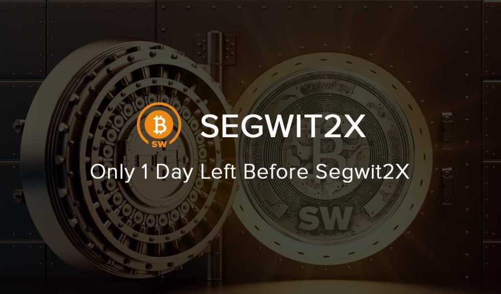 Через 1 день произойдет форк BITCOIN — SegWit2X