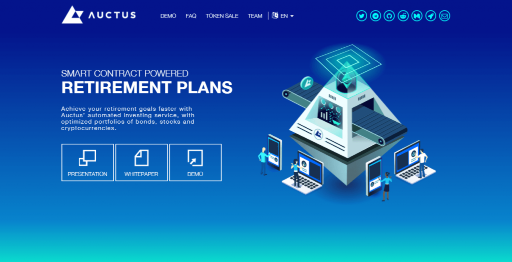 Auctus — блокчейн-платформа для создания оптимизированных п …
